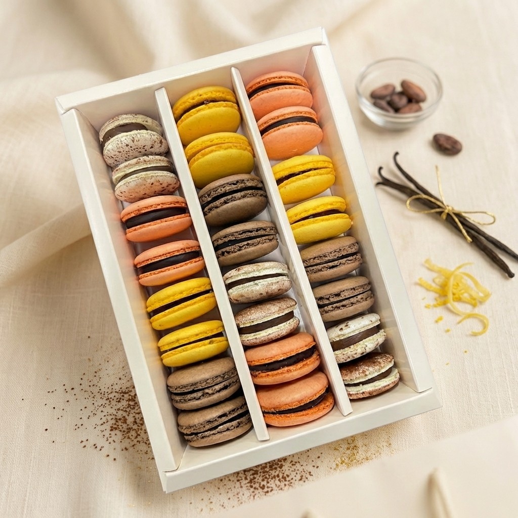 Набор макаронс "Шоколадное настроение"