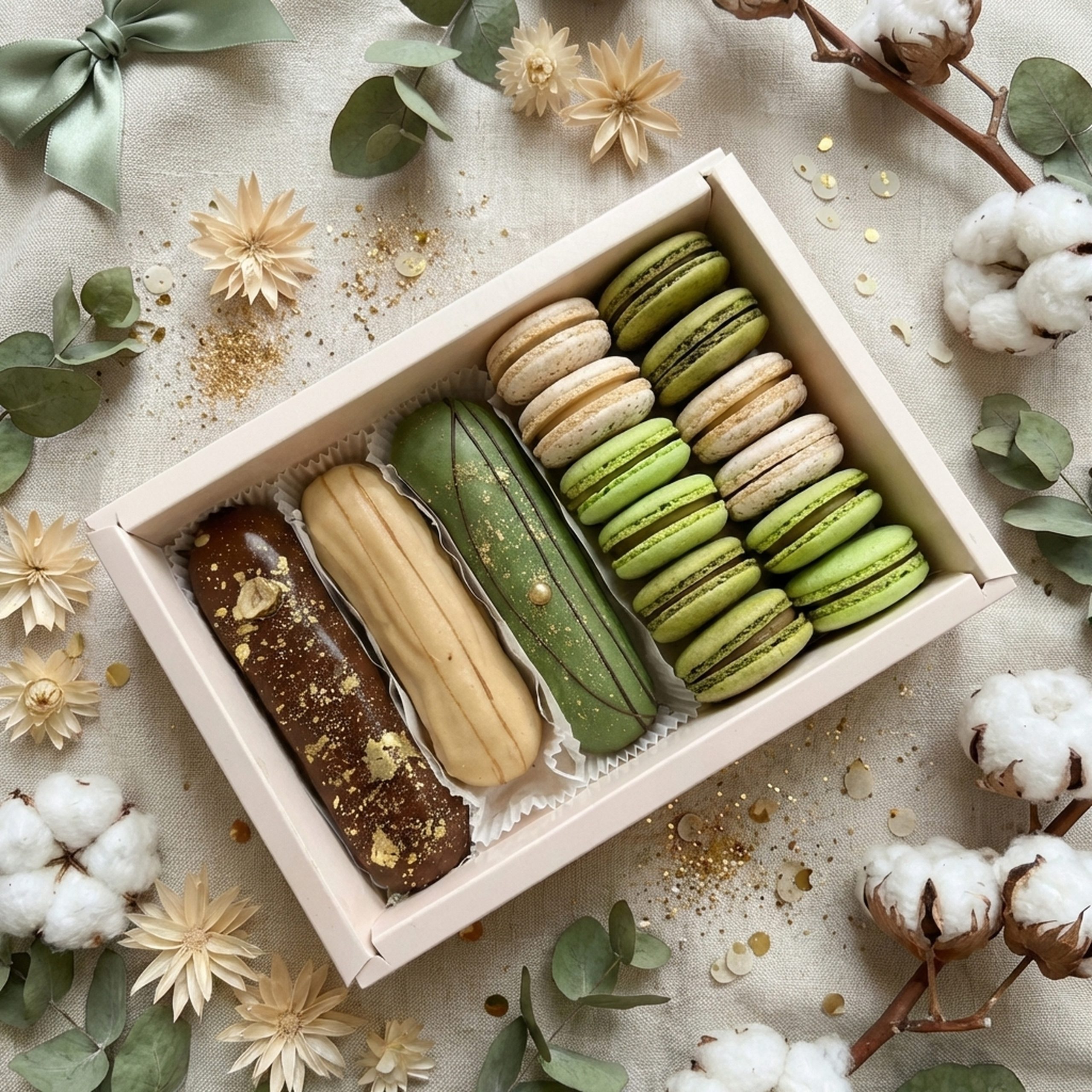 Набор "Весеннее настроение" с эклерами