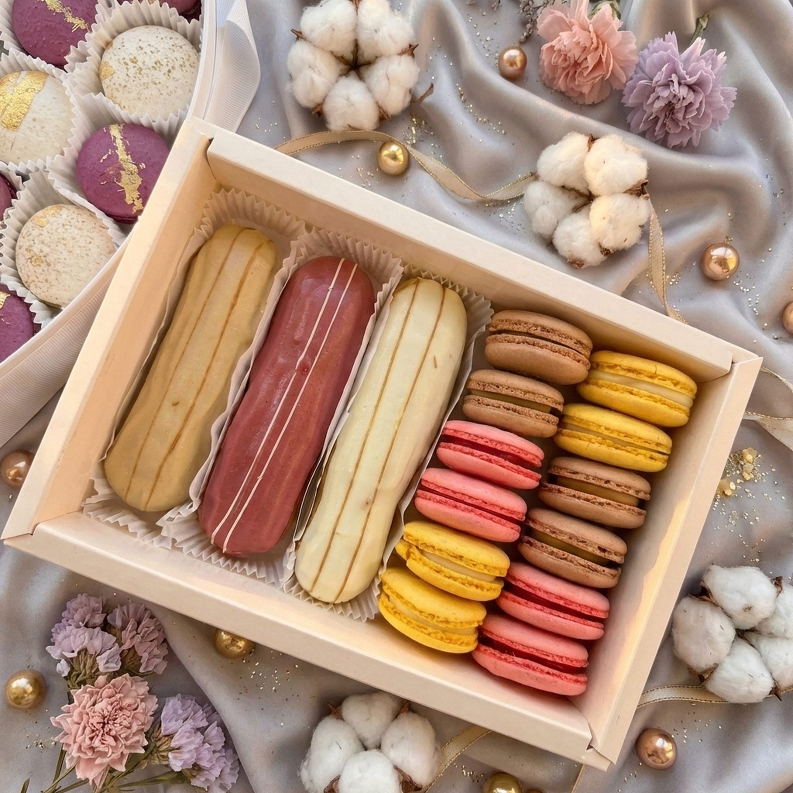 Набор "Летнее настроение" с эклерами